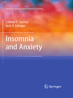 cover image of Insomnia and Anxiety